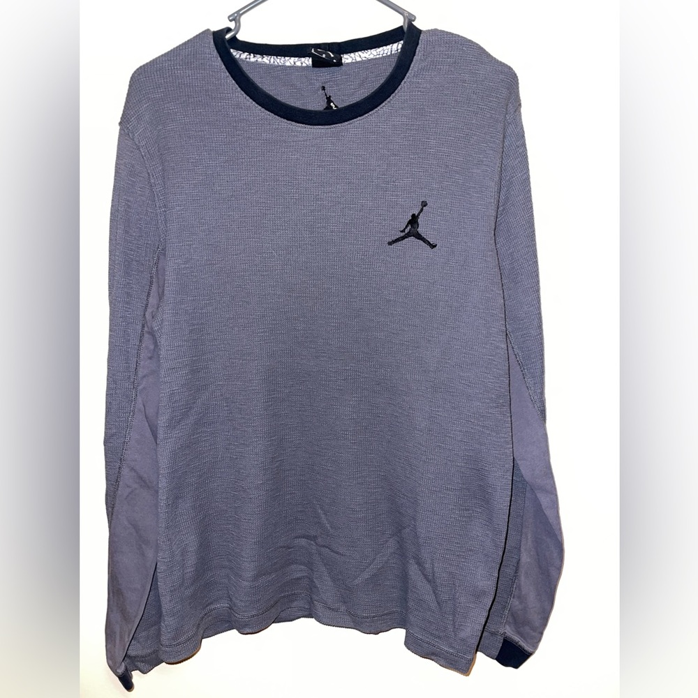 Air Jordan gray long sleeve